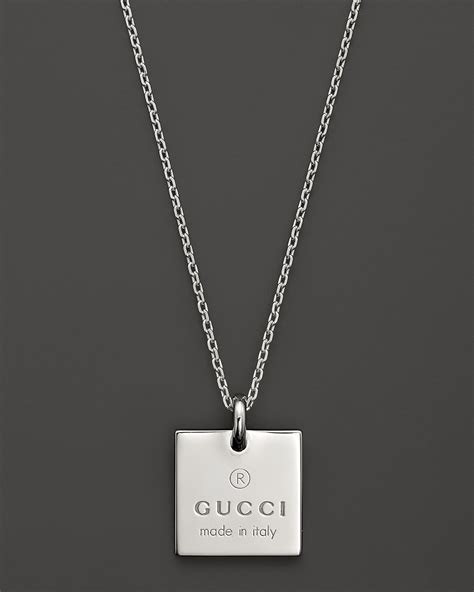 gucci trademark star necklace